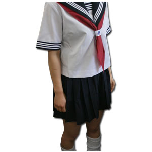 High School Uniform Top (Summer type, short sleeve) - Traditional