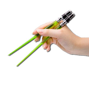Star Wars Lightsaber Chopsticks (Green) -- Master Yoda ver.