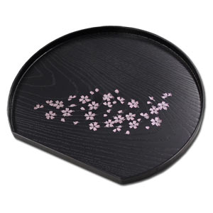 SAKURA Half Moon Shaped Multi Tray