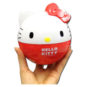 Hello Kitty Ball Shaped 2 Tier Bento Box with Kinchaku Bag