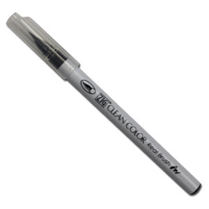 KURETAKE ZIG Real Brush Art Fude Pen Black J