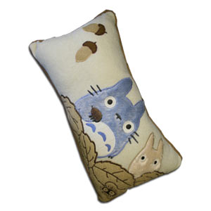 Totoro Nap Pillow 40cm x 22cm Oak -- Brown