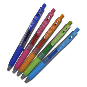 Zebra Sarasa Ball Point Pen 0.5 Set of 5 Pastel Colors
