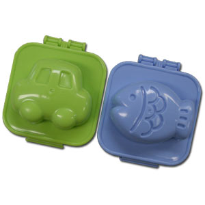 Easy Boiled-Egg Shaper -- Fish & Car Shapes