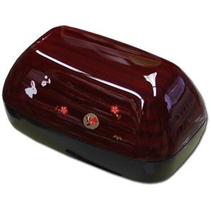 Built-in 2 Tier Onigiri Style Bento Box ~ Genuine Lacquered