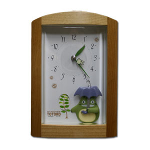 Totoro Alarm Clock -- w/ Umbrella