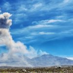 Proceso eruptivo del volcán Sabancaya tiene niveles moderados