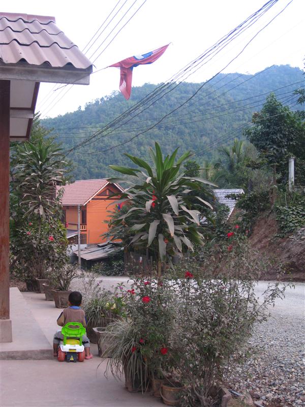 Boy on his bike