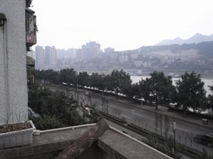 view from Yangtze River International Youth Hostel