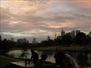 BBQ by the Yarra River