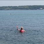 .. and the sea is very warm.