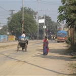 Street hotel on