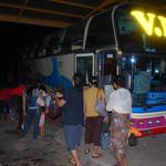 My bus getting ready...