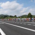Held up on the way to Caspe by a large cycle race.
