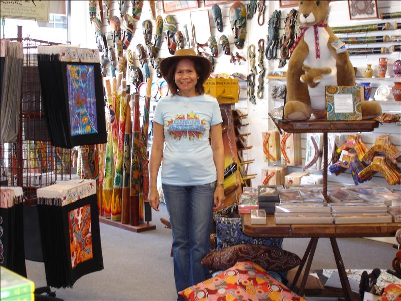 Souvenir shop at Darwin CBD