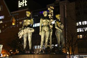 Sapporo, in front of JR Station