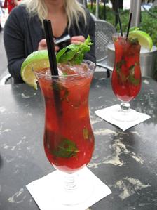 ...followed by strawberry mojitos