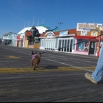 On the boardwalk