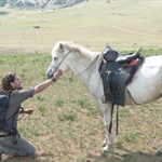 Horse-Riding in Gorkhi-Terelj Reserve, Mongolia, 18.7.2010