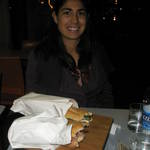 first meal in Italy late at night