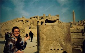 scarab beetle at karnak