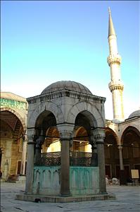 The court of the Blue Mosque of Sultanahmet