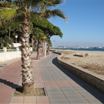 Cycle path at Salou.