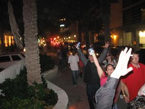 23:55 31st of Dec -09, on the way to the beach