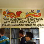 wall paintings at the clinic