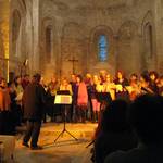 .. and we saw a local choir performing.