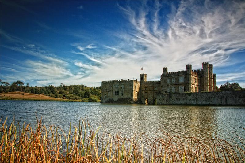 Leeds Castle looking over the Moat