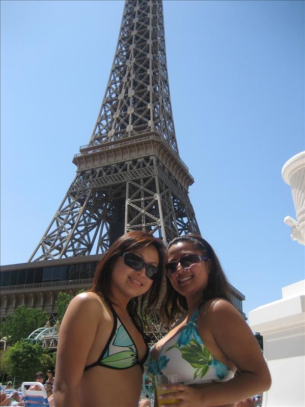 By the Pool in Paris Hotel