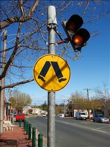 Inspiration for a moonwalk across the road