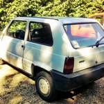Ended up riding this Fiat Panda with almost no break, but we got to the place where needed and back safely.