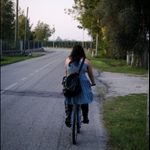 our bikeride to casarsa train station..7am
