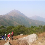 With Lantau Peak behind