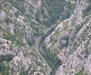 .. to see over the Hermida gorge.