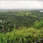on the top