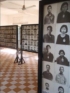 Gallery of victims at S-21 Tuel Sleng prison