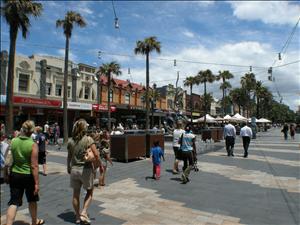 Pedestrian street in Manly