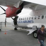 Smallest plane I have ever been on! I was a little scared but it was smooth!