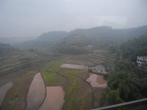 view from train