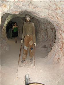 Down in the mine