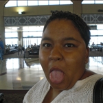 Nikki @ Sky Harbor, waiting for flight