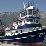 multi-storey fishing boat