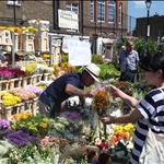 Rambles in London - Columbia St Flower Market; St Katherine