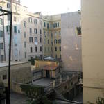 view outside our first hostel