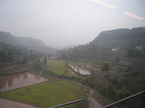 view from train