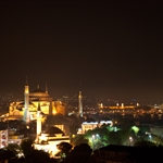Night view from our hotel