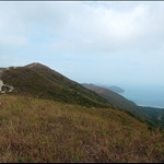 從山徑遠望東龍尾輋